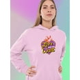 thumbnail image 2 of Love Who You Want Glowing Heart Hoodie Women -Smartprints Designs, Female 5X-Large, 2 of 4