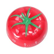 Kitchen Tomato Timer Alarm Clock - Plastic Cooking Timer for Cooking, Baking, and Time Management