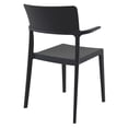 thumbnail image 2 of Compamia Fauteuil à Accoudoirs Plus, Noir, 2 of 12
