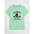 thumbnail image 3 of Whichone Chimpanzees Print Letter Graphic, New Style For Men and Big Men, Casual Comfortable Cotton T-Shirt Up To 2XL, 3 of 8