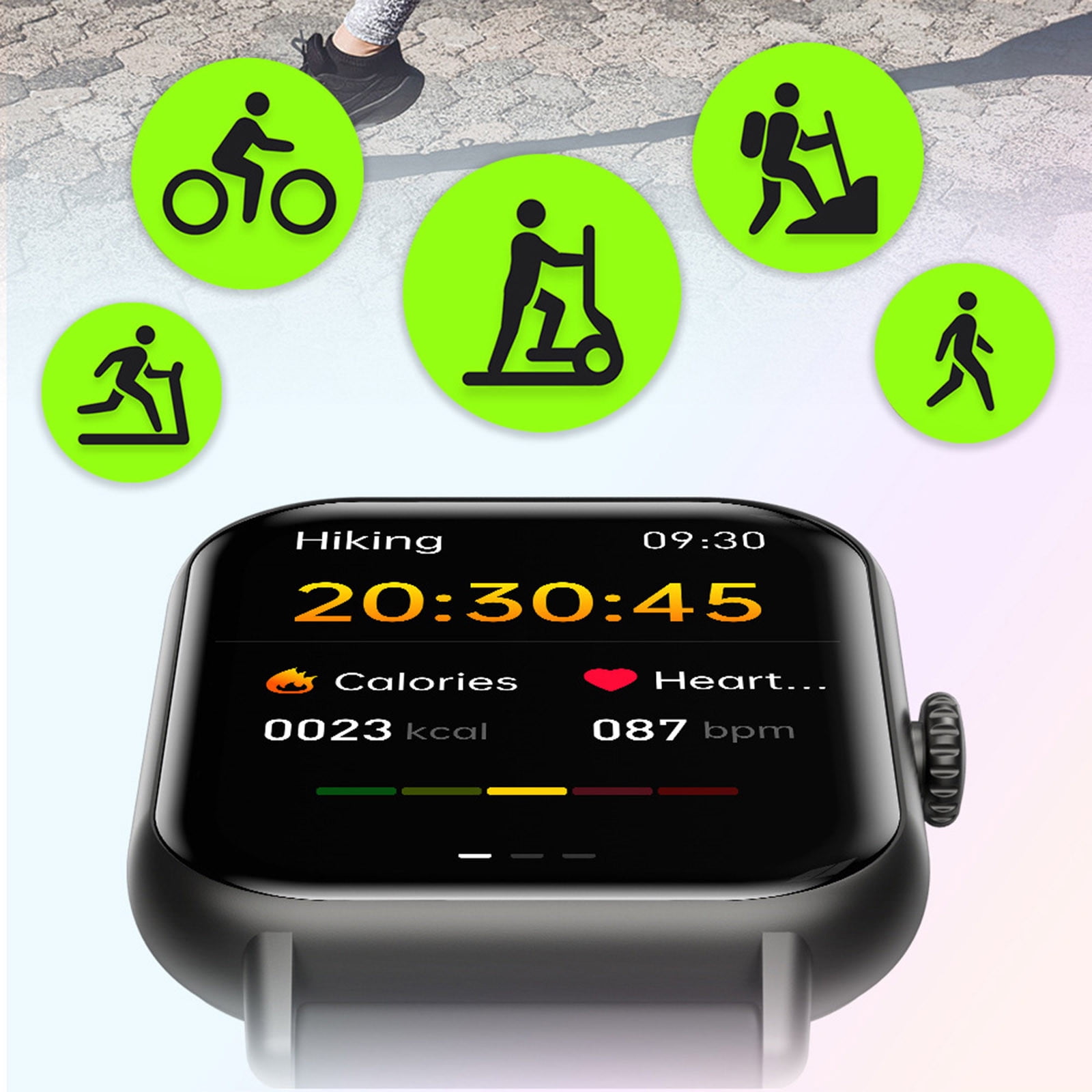 Blukids Smart Watch for Men Women, HD Screen,Answer/Make Call,IP68 Waterproof,Pedometer,Heart Rate Sleep Monitor,Outdoor Fitness Tracker,Smart Watch for Android iOS,Father’s Day Gift