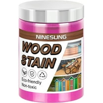 Pink Wood Stain | Wood Scratch Repair | Colored Wood Stain for Indoor and Outdoor Furniture | Fast Drying Water Based Stain for Wood | 16 Ounce Wood Stain and Sealer in One (Pink, 4 Ounce)