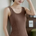 thumbnail image 3 of WMTBSRSW Women's Shapewear Tank Tops with Built in Bras Ribbed U Neck Compression Tank Tops Tummy Control Shapewear Camisole, 3 of 5