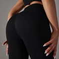 thumbnail image 4 of Nuevos pantalones de yoga de cintura alta sin costuras para mujer - Efecto lifting, tejido que absorbe el sudor - Leggings opacos para gimnasio/yoga, 4 of 4