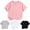 Pink, variant on DxhmoneyHX Toddler Girls Boys' T-shirts Short Sleeve Crew Neck Summer Top Basic Solid Undershirts Tees