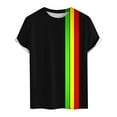 thumbnail image 4 of T-Shirt à Manches Courtes Imprimé pour Homme à Col Rond, Respirant, Haut Décontracté d'Été, Polyester Spandex, 4 of 4