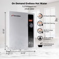 thumbnail image 2 of Calentador de agua sin tanque Thermomate 27kW 208-240V 114A, 2 of 7