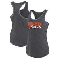 Women's Profile Black San Francisco Giants Plus Size Racerback Tank Top
