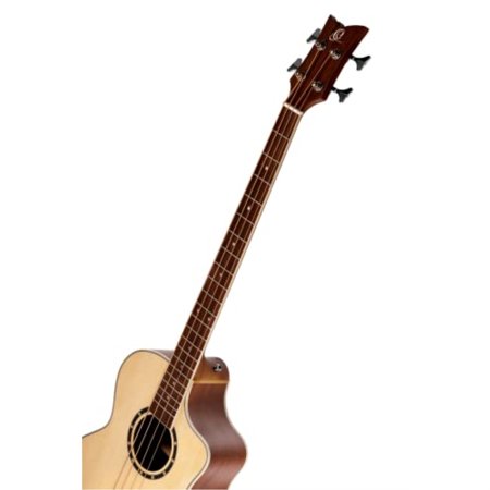 [独占販売商品]ORTEGA D7CE-4 ピックアップ搭載 アコースティック ベース DEEP SERIES/ギグバッグ付