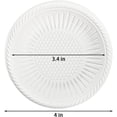 thumbnail image 2 of 200 Count 4 Inch Small Cake Plates, Disposable Round Plastic Plate for Desserts, Mini Appetizer Plates for Party, Events, 2 of 7