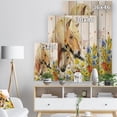 thumbnail image 5 of Design Art - Cheval et Poulain avec Prairie, 5 of 5