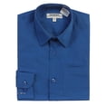 thumbnail image 2 of Gioberti Boy's Long Sleeve Dress Shirt + Solid Tie, Bow Tie, and Hanky, 2 of 4