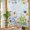 RoyalBlue, variant on Spring Floral Privacy Window Film, Decorative Stained Glass Window Film, Watercolor Elegant Summer Botanical Resuable Rainbow Static Cling for Home Bathroom Living Room Glass Door 17.7"x78.7"
