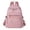 Pink, variant on Fgnfyis Womens Travel Backpack Fashion Cloth Outdoor Leisure Casual Lightweight Daypack Backpack for Women Brown