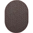 thumbnail image 1 of Indoor Outdoor custom size area rugs made in USA comes in Ten colors and Nine shapes rectangular,round,square,runners,oval,hexagon,octagon,half round - Burgundy, 6' x 8' Oval Area Rugs, 1 of 1
