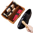 thumbnail image 4 of 1 Set Shoe Cream Quick Dry Long Lasting Portable Professional Shine Recoloring Lightweight Brush Cloth Shoehorn Boot Polish for Unisex, 4 of 7