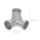 thumbnail image 2 of FENGGUIQU 6Ud Conector Modular De Tubo Redondo Para Plástico Con Firme Plata, 2 of 6