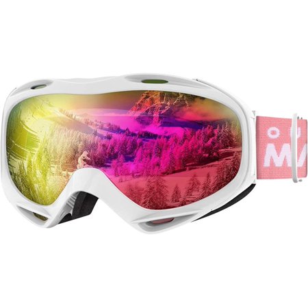 OTG Ski Goggles - Over Glasses Ski/Snowboard Goggles for Men, Women & Youth - 100% UV Protection