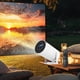 thumbnail image 1 of Miniproyector portátil de bajo ruido, 720P, pantalla de 130", proyector de películas para exteriores, proyector inteligente para TV, Stick, teléfono HY300pro, 1 of 8