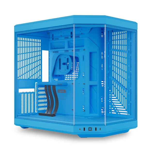 Funda para PC HYTE Y70 Mid-Tower ATX, color azul leche, arándano