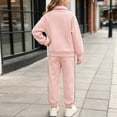 thumbnail image 5 of HFHAPW Toddler Infant Girl Long Sleeve Top Pants 2 Piece Outfits Kids Girl Fall Winter Clothes Set,11-12 Y, 5 of 9