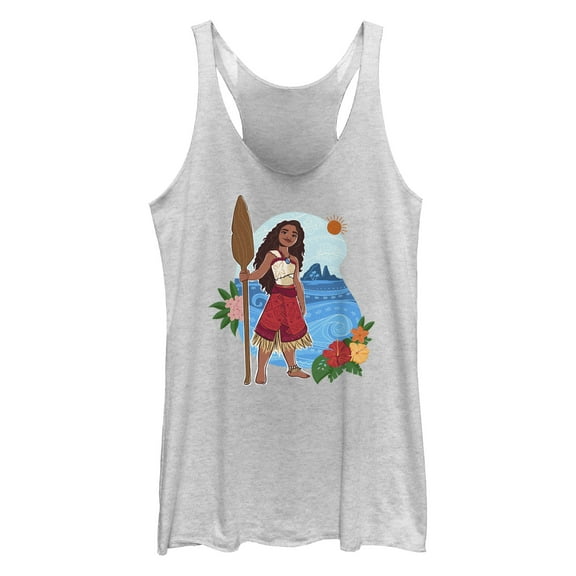 Women's Moana 2 Paddle Portrait Racerback Tank Top