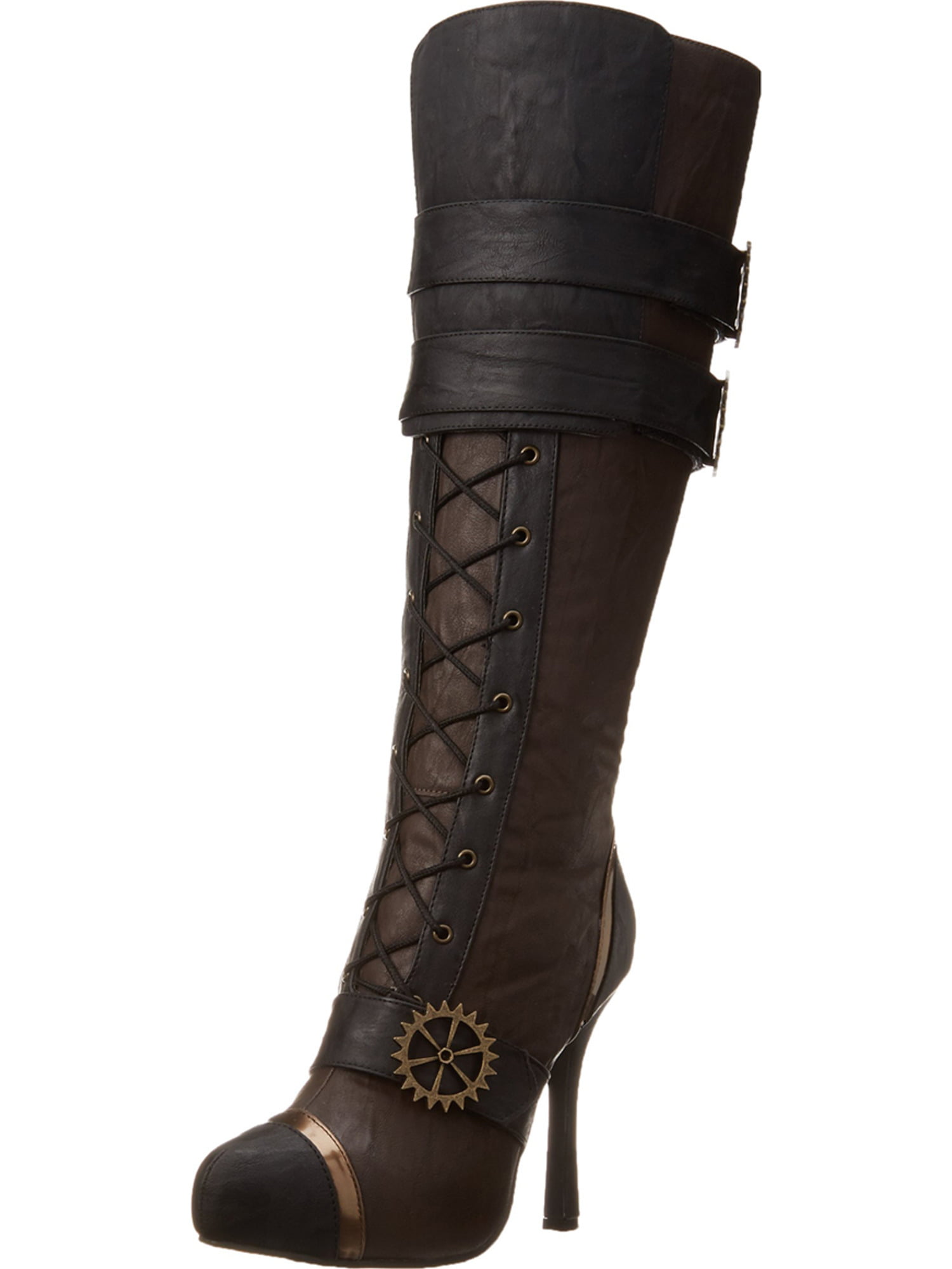 steampunk lace up boots