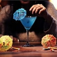Small Protractor 50PCS Drink Parasols For Tropical Drinks Fruit Label