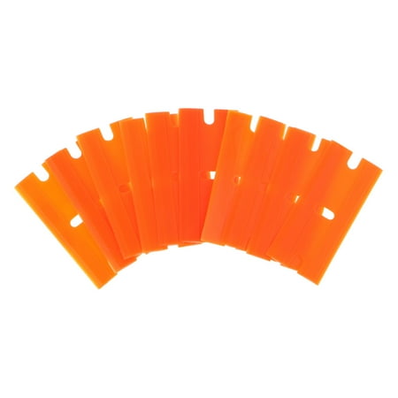 

10Pcs/Set Double-Edged Plastic Blades Replacement Scraper Window Car Glass Glue