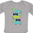 thumbnail image 4 of Inktastic Dachshund Dog Lover Polka Dot Puppies Girls Long Sleeve Baby Bodysuit, 4 of 5