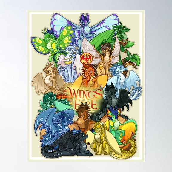 DOPAPRINT Wings Of Fire Poster Wall Art NO FRAMED POSTER, Wall Art