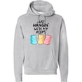 thumbnail image 2 of Inktastic Easter Just Hangin' with My Peeps Adult Hoodie Sweatshirt, 2 of 4