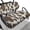Cow Print Brown, variant on Jeiento Brown Cow Print Golf Cart Seat Covers Golf Cart Backrest and Bench Seat Covers 2 Pieces Non-Slip for Most 2 Person Seats Cushion