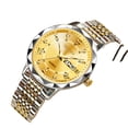 thumbnail image 2 of Resicozy Watches for Men and Women Casual Stainless Steel Strap Wrist Watch Classic Simple Clear Arabic Numeral Easy to Dial Quartz Watch C, 2 of 4