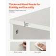 thumbnail image 4 of VEVOR 8 Tiers Narrow Bookshelf 71" Wooden Open Bookcase Adjustable Shelf White, 4 of 9