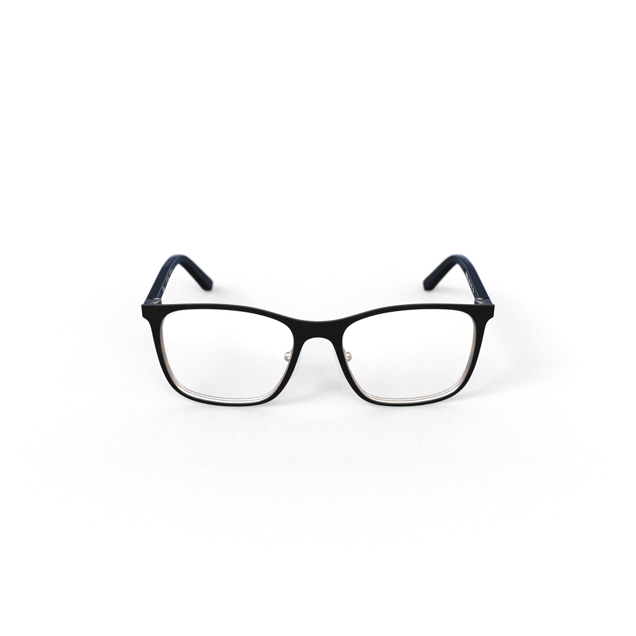 Ray-Ban Youth Size 48 0RY9551V Prescription Eyeglasses with Case, Black on Arista/Demo Lens