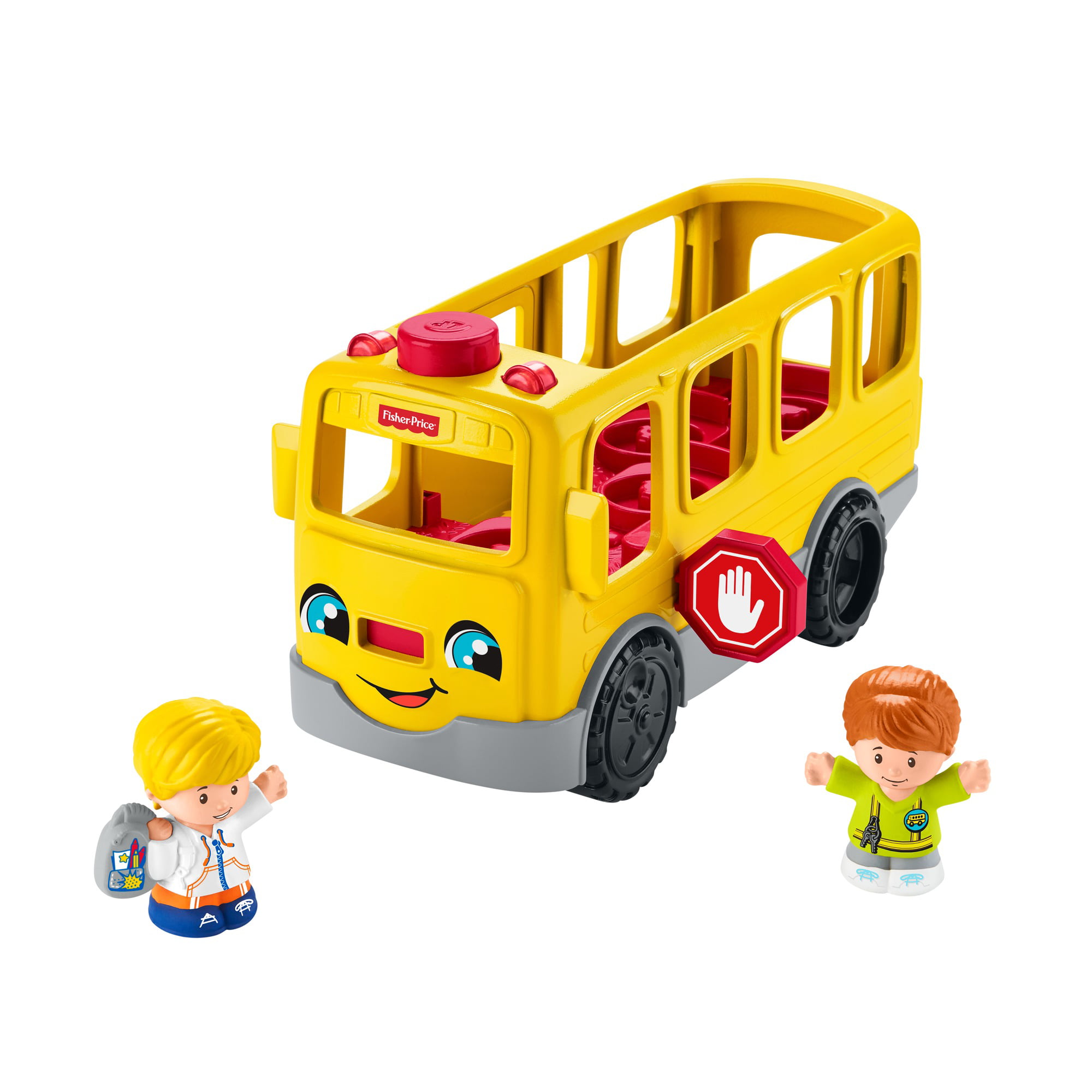 Lights Sound Music Fisher-Price Little People Big Yellow School Bus Kids Toy 