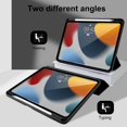 thumbnail image 4 of SURJDE for Pad Pro 11 inch case 2022(4th Gen),Case for iPad Pro 11 (2021/2020 3rd/2nd Gen) with Pencil Holder, Slim Smart Cover with Clear Back Shell for iPad Pro11 Inch,Black, 4 of 7