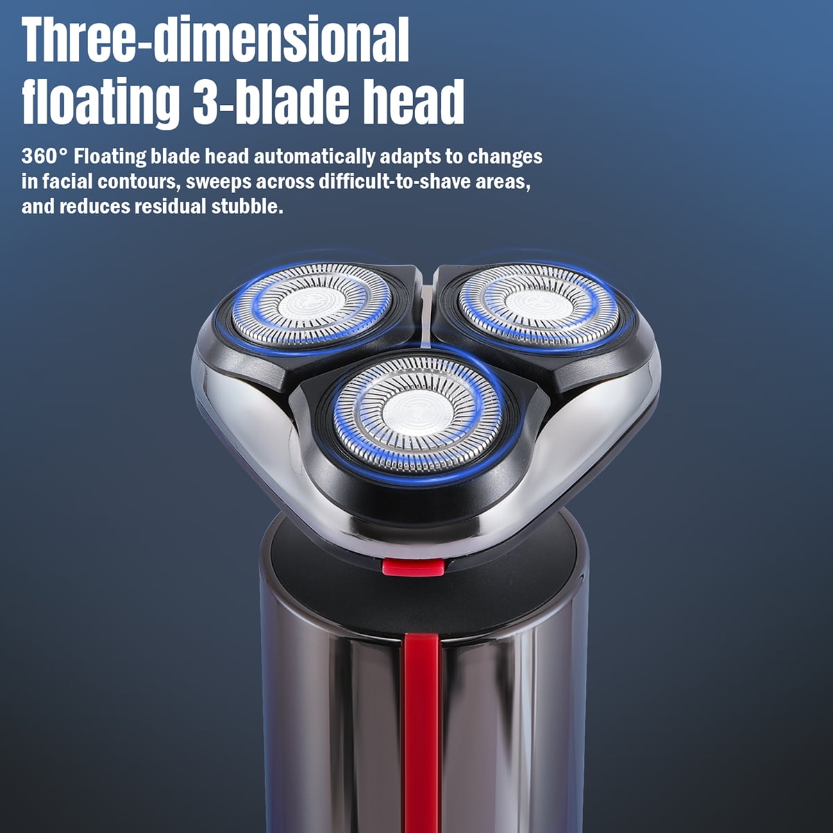 BFVV Electric Shaver Razor - Cordless 5-in-1 Grooming Kit (Beard/Facial/Nose Trimmer) for Men, Waterproof, Dry & Wet Shaving, 3D Floating Blades - Electric Trimmer, Rechargeable Shaver
