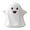 A, variant on Halloween Ceramic Ghost Night Light, Mini Cute Ghost Decorations Lights, Light Up White Ghost Figurine for Bedroom Living Room Table Mantel Home Decor Gifts