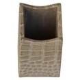 thumbnail image 1 of Dacasso A6310 Protacini Breeze Beige Italian Patent Leather Pencil Cup, 1 of 2