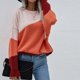 thumbnail image 4 of Suéteres Para Mujer Otoño Invierno Suéter de Punto Parte Superior Suelta Pieza de Manga Larga Cuello Redondo Cuello Redondo Odeerbi  ODB176265, 4 of 5