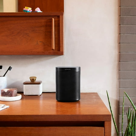 Sonos - One (Gen 2) Smart Speaker with Voice Control built-in - Black