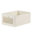 thumbnail image 2 of Linen Storage Bins, 2025 New Storage Containers for Organizing Clothing, Jeans, Toys, Books, Shelves, Closet, Wardrobe, Closet Organizers and Storage, Large Storage Boxes Baskets with Window, 2 of 6
