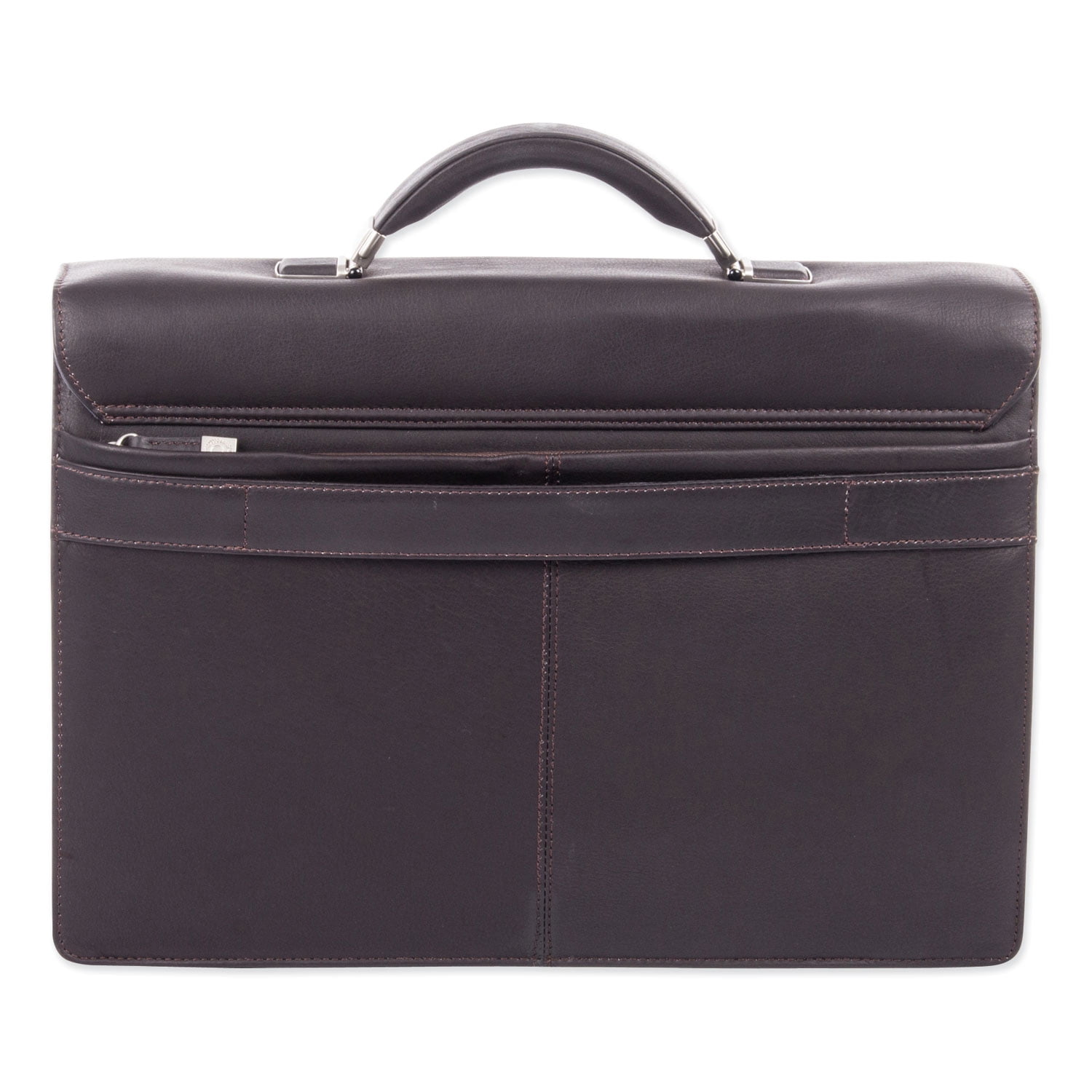 The Bugatti Group Milestone Briefcase, Holds Lptops, 15.6", 5" X 5" X 12", Brown