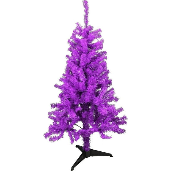Tree Buddees Purple Halloween/Christmas Tree 4 Feet Tall Decoration