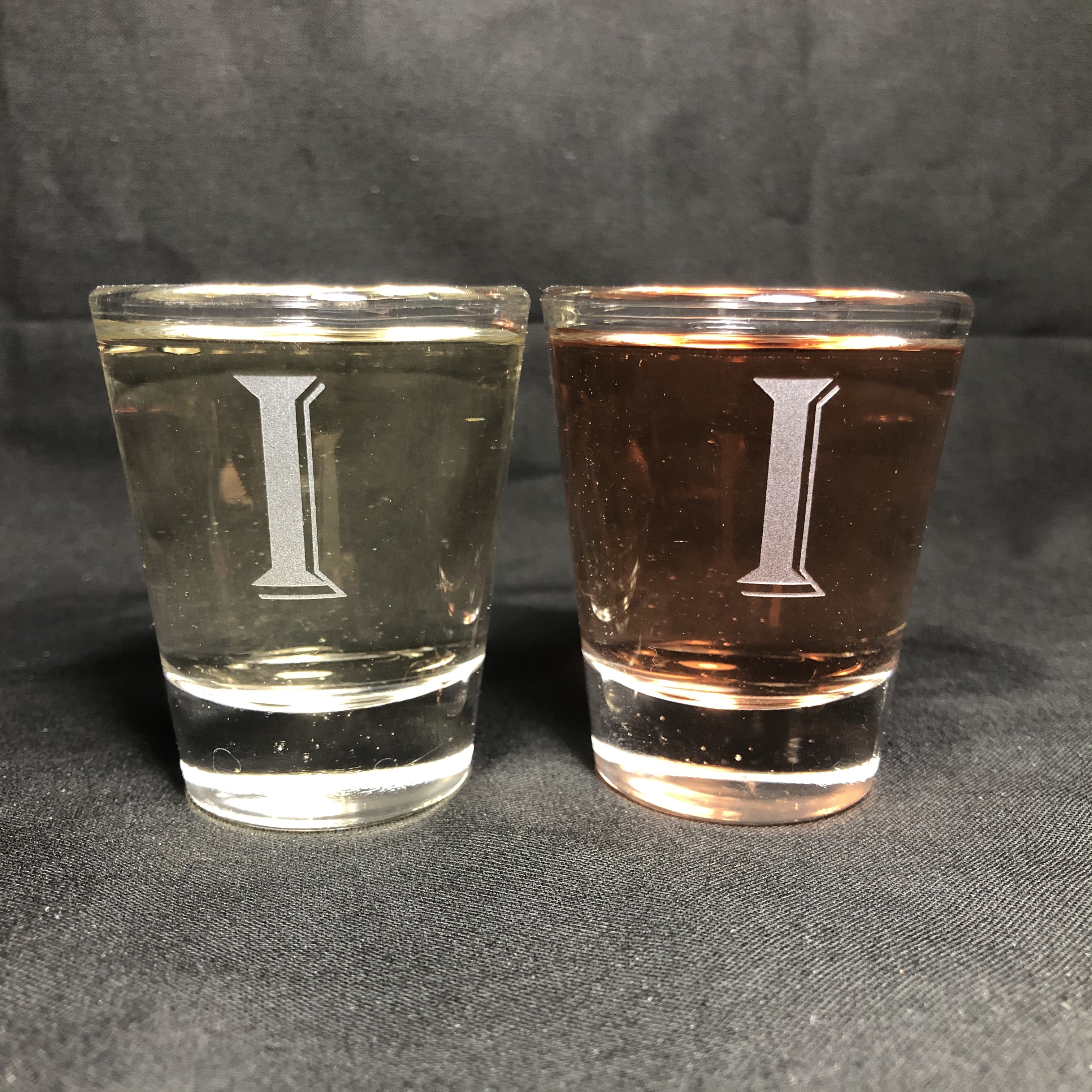 Maryland Terrapins 2 ounce Color Etched Shot Glasses - College Fabric Store