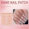 thumbnail image 3 of RAGUPEL 24Pcs Glue on Nails for Women,Inlaid Pearls Square Press on Nails,Hand-Painted Flowers Stick on Nails for Women,Cute Nails for Daily Life,Photo Shoots,Dating and Gatherings,Style2, 3 of 7