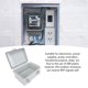 thumbnail image 4 of Caja De Conexiones Eléctricas, Caja De Proyectos Eléctricos De Plástico ABS Resistente A Impactos Bisagra De Acero Inoxidable 125x175x90 Mm Con Placa De Montaje Para Exteriores, 4 of 7