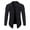 Black, variant on IROINNID Men's Long Sleeve Open Front Mid-Length Jacket Solid Color Leisure Sequin Dance Dress Cardigan Jacket